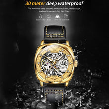 Load image into Gallery viewer, OLEVS 6651 Men Luminous Waterproof Hollow Mechanical Watch