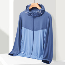 Load image into Gallery viewer, UPF40+ Men and Women Summer High Elasticity Ice Silk Sunscreen Clothing Sports Coat, M, L, XL, XXL, XXXL, XXXXL, XXXXXL