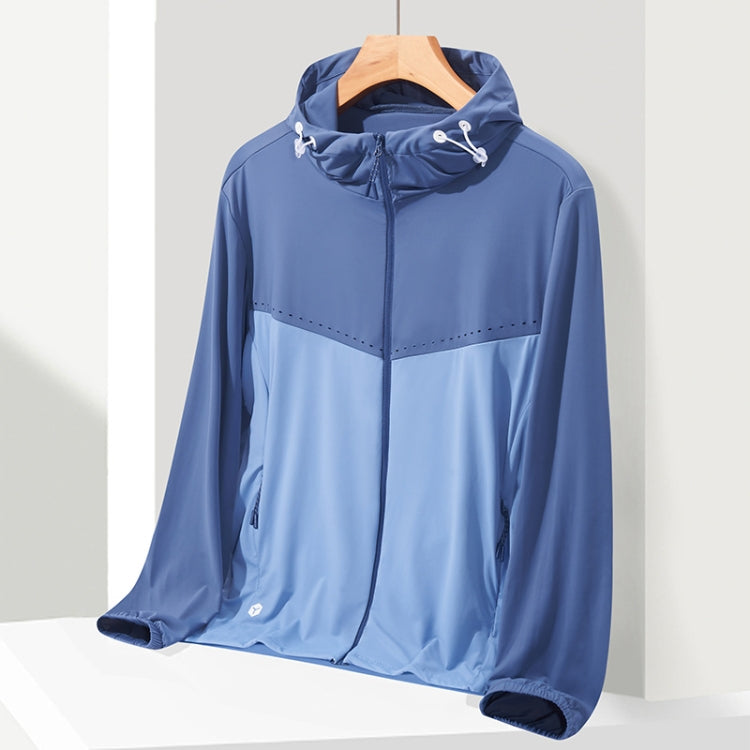 UPF40+ Men and Women Summer High Elasticity Ice Silk Sunscreen Clothing Sports Coat, M, L, XL, XXL, XXXL, XXXXL, XXXXXL