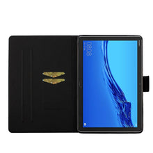 Load image into Gallery viewer, Flower Pattern Horizontal Flip Leather Case with Card Slots &amp; Holder, For Huawei MediaPad M5 lite 10.1, For Huawei MediaPad T5, For Lenovo Tab M10, For Lenovo Tab M10 Plus, For Samsung Galaxy Tab A 8.0 2019, For Samsung Galaxy Tab A 10.1 (2019)        ...