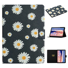 Load image into Gallery viewer, Flower Pattern Horizontal Flip Leather Case with Card Slots &amp; Holder, For Huawei MediaPad M5 lite 10.1, For Huawei MediaPad T5, For Lenovo Tab M10, For Lenovo Tab M10 Plus, For Samsung Galaxy Tab A 8.0 2019, For Samsung Galaxy Tab A 10.1 (2019)        ...