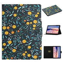 Load image into Gallery viewer, Flower Pattern Horizontal Flip Leather Case with Card Slots &amp; Holder, For Huawei MediaPad M5 lite 10.1, For Huawei MediaPad T5, For Lenovo Tab M10, For Lenovo Tab M10 Plus, For Samsung Galaxy Tab A 8.0 2019, For Samsung Galaxy Tab A 10.1 (2019)        ...