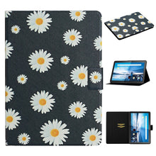 Load image into Gallery viewer, Flower Pattern Horizontal Flip Leather Case with Card Slots &amp; Holder, For Huawei MediaPad M5 lite 10.1, For Huawei MediaPad T5, For Lenovo Tab M10, For Lenovo Tab M10 Plus, For Samsung Galaxy Tab A 8.0 2019, For Samsung Galaxy Tab A 10.1 (2019)        ...