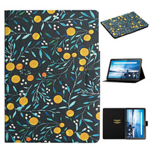 Load image into Gallery viewer, Flower Pattern Horizontal Flip Leather Case with Card Slots &amp; Holder, For Huawei MediaPad M5 lite 10.1, For Huawei MediaPad T5, For Lenovo Tab M10, For Lenovo Tab M10 Plus, For Samsung Galaxy Tab A 8.0 2019, For Samsung Galaxy Tab A 10.1 (2019)        ...