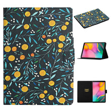 Load image into Gallery viewer, Flower Pattern Horizontal Flip Leather Case with Card Slots &amp; Holder, For Huawei MediaPad M5 lite 10.1, For Huawei MediaPad T5, For Lenovo Tab M10, For Lenovo Tab M10 Plus, For Samsung Galaxy Tab A 8.0 2019, For Samsung Galaxy Tab A 10.1 (2019)        ...