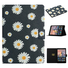 Load image into Gallery viewer, Flower Pattern Horizontal Flip Leather Case with Card Slots &amp; Holder, For Samsung Galaxy Tab S6, For Amazon Kindle Fire 7 (2019), For Amazon Kindle Fire HD 8 (2020), For Amazon Kindle Fire HD 10, For iPad 5, For iPad 10.2, For iPad Pro 10.5 inch       ...