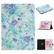 Load image into Gallery viewer, Flower Pattern Horizontal Flip Leather Case with Card Slots &amp; Holder, For Samsung Galaxy Tab S6, For Amazon Kindle Fire 7 (2019), For Amazon Kindle Fire HD 8 (2020), For Amazon Kindle Fire HD 10, For iPad 5, For iPad 10.2, For iPad Pro 10.5 inch       ...