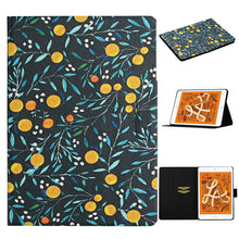 Load image into Gallery viewer, Flower Pattern Horizontal Flip Leather Case with Card Slots &amp; Holder