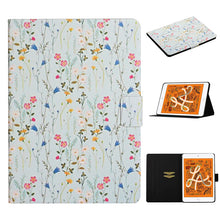 Load image into Gallery viewer, Flower Pattern Horizontal Flip Leather Case with Card Slots &amp; Holder