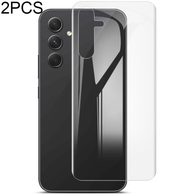 2pcs imak Curved Hydrogel Film Pnone Back Protector, For Samsung Galaxy S23 FE, For Samsung Galaxy A34 5G, For Samsung Galaxy A54 5G