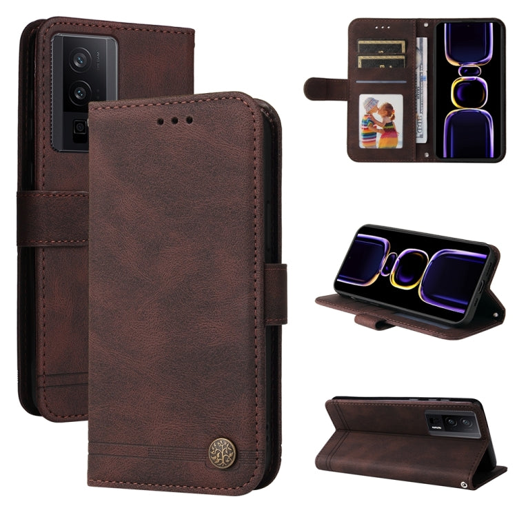 Skin Feel Life Tree Metal Button Leather Phone Case, For Xiaomi Redmi 13C 4G, For Xiaomi Redmi Note13 Pro+ 5G Global, For Xiaomi Redmi Note13 Pro 5G Global, For Xiaomi 13T / Redmi K60 Ultra, For Xiaomi Redmi K70 / K70 Pro, For Xiaomi Redmi Poco F5     ...
