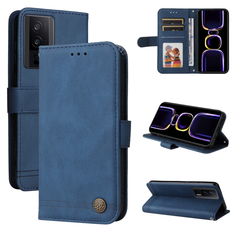Skin Feel Life Tree Metal Button Leather Phone Case, For Xiaomi Redmi 13C 4G, For Xiaomi Redmi Note13 Pro+ 5G Global, For Xiaomi Redmi Note13 Pro 5G Global, For Xiaomi 13T / Redmi K60 Ultra, For Xiaomi Redmi K70 / K70 Pro, For Xiaomi Redmi Poco F5     ...