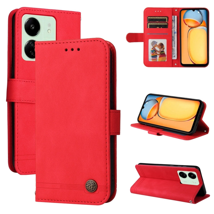 Skin Feel Life Tree Metal Button Leather Phone Case, For Xiaomi Redmi 13C 4G, For Xiaomi Redmi Note13 Pro+ 5G Global, For Xiaomi Redmi Note13 Pro 5G Global, For Xiaomi 13T / Redmi K60 Ultra, For Xiaomi Redmi K70 / K70 Pro, For Xiaomi Redmi Poco F5     ...