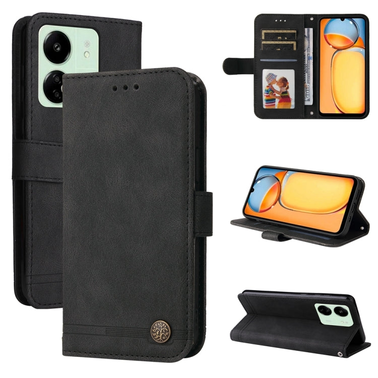 Skin Feel Life Tree Metal Button Leather Phone Case, For Xiaomi Redmi 13C 4G, For Xiaomi Redmi Note13 Pro+ 5G Global, For Xiaomi Redmi Note13 Pro 5G Global, For Xiaomi 13T / Redmi K60 Ultra, For Xiaomi Redmi K70 / K70 Pro, For Xiaomi Redmi Poco F5     ...