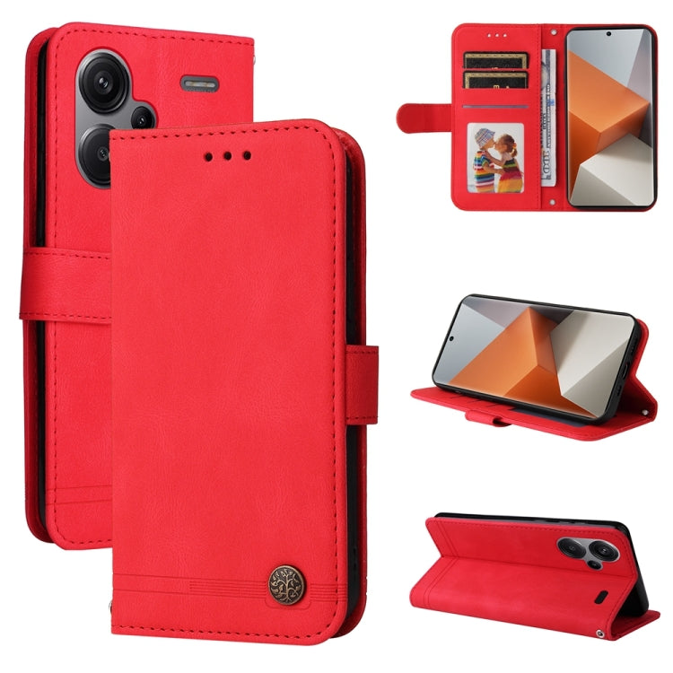 Skin Feel Life Tree Metal Button Leather Phone Case, For Xiaomi Redmi 13C 4G, For Xiaomi Redmi Note13 Pro+ 5G Global, For Xiaomi Redmi Note13 Pro 5G Global, For Xiaomi 13T / Redmi K60 Ultra, For Xiaomi Redmi K70 / K70 Pro, For Xiaomi Redmi Poco F5     ...