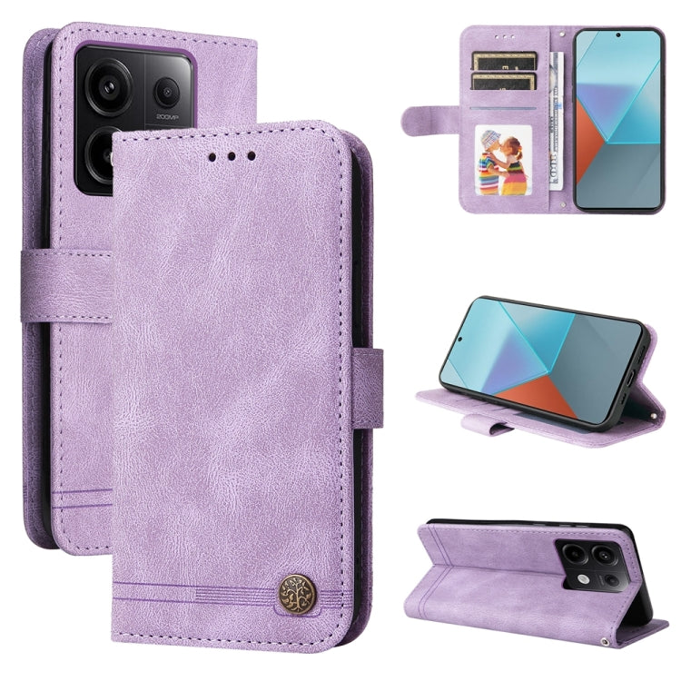 Skin Feel Life Tree Metal Button Leather Phone Case, For Xiaomi Redmi 13C 4G, For Xiaomi Redmi Note13 Pro+ 5G Global, For Xiaomi Redmi Note13 Pro 5G Global, For Xiaomi 13T / Redmi K60 Ultra, For Xiaomi Redmi K70 / K70 Pro, For Xiaomi Redmi Poco F5     ...