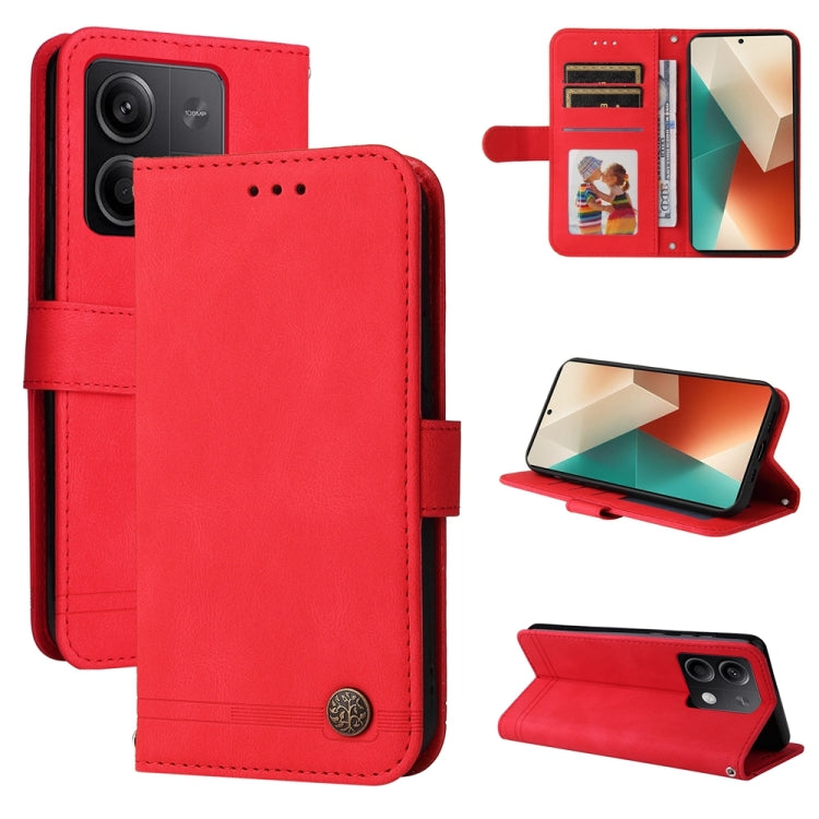 Skin Feel Life Tree Metal Button Leather Phone Case, For Xiaomi Poco F6, For Xiaomi Redmi A3, For Xiaomi Redmi Note13 Pro 4G Global/Poco M6 Pro 4G, For Xiaomi Redmi Note13 4G, For Xiaomi Redmi K70E, For Xiaomi 14 Ultra, For Xiaomi 14 Pro, For Xiaomi 14...