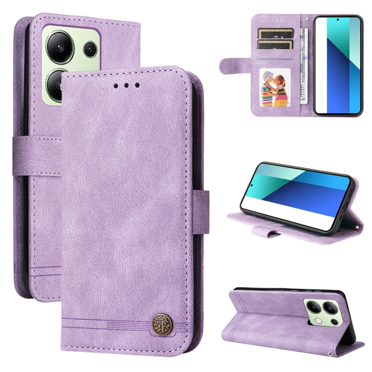 Skin Feel Life Tree Metal Button Leather Phone Case, For Xiaomi Poco F6, For Xiaomi Redmi A3, For Xiaomi Redmi Note13 Pro 4G Global/Poco M6 Pro 4G, For Xiaomi Redmi Note13 4G, For Xiaomi Redmi K70E, For Xiaomi 14 Ultra, For Xiaomi 14 Pro, For Xiaomi 14...