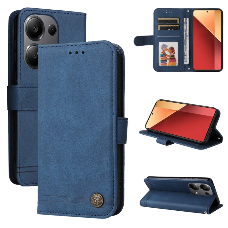 Skin Feel Life Tree Metal Button Leather Phone Case, For Xiaomi Poco F6, For Xiaomi Redmi A3, For Xiaomi Redmi Note13 Pro 4G Global/Poco M6 Pro 4G, For Xiaomi Redmi Note13 4G, For Xiaomi Redmi K70E, For Xiaomi 14 Ultra, For Xiaomi 14 Pro, For Xiaomi 14...