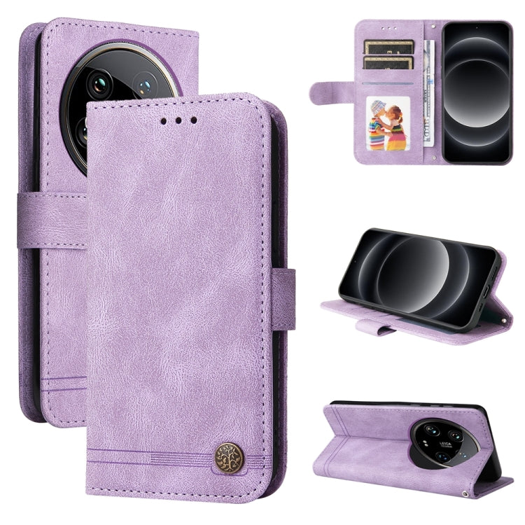 Skin Feel Life Tree Metal Button Leather Phone Case, For Xiaomi Poco F6, For Xiaomi Redmi A3, For Xiaomi Redmi Note13 Pro 4G Global/Poco M6 Pro 4G, For Xiaomi Redmi Note13 4G, For Xiaomi Redmi K70E, For Xiaomi 14 Ultra, For Xiaomi 14 Pro, For Xiaomi 14...