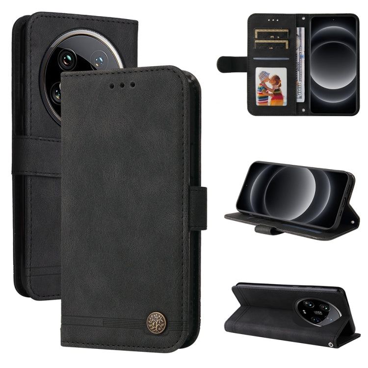Skin Feel Life Tree Metal Button Leather Phone Case, For Xiaomi Poco F6, For Xiaomi Redmi A3, For Xiaomi Redmi Note13 Pro 4G Global/Poco M6 Pro 4G, For Xiaomi Redmi Note13 4G, For Xiaomi Redmi K70E, For Xiaomi 14 Ultra, For Xiaomi 14 Pro, For Xiaomi 14...