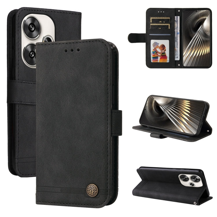 Skin Feel Life Tree Metal Button Leather Phone Case, For Xiaomi Poco F6, For Xiaomi Redmi A3, For Xiaomi Redmi Note13 Pro 4G Global/Poco M6 Pro 4G, For Xiaomi Redmi Note13 4G, For Xiaomi Redmi K70E, For Xiaomi 14 Ultra, For Xiaomi 14 Pro, For Xiaomi 14...