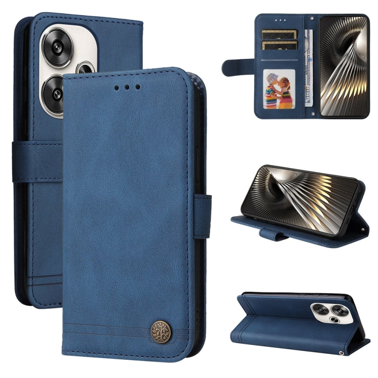 Skin Feel Life Tree Metal Button Leather Phone Case, For Xiaomi Poco F6, For Xiaomi Redmi A3, For Xiaomi Redmi Note13 Pro 4G Global/Poco M6 Pro 4G, For Xiaomi Redmi Note13 4G, For Xiaomi Redmi K70E, For Xiaomi 14 Ultra, For Xiaomi 14 Pro, For Xiaomi 14...
