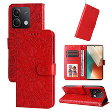 Load image into Gallery viewer, Embossed Sunflower Leather Phone Case, For Xiaomi Redmi A3, For Xiaomi Redmi Note13 Pro 4G Global/Poco M6 Pro 4G, For Xiaomi Redmi Note13 4G, For Xiaomi Redmi K70E, For Xiaomi 14 Ultra, For Xiaomi 14 Pro, For Xiaomi 14, For Xiaomi Redmi Note13 5G Globa...