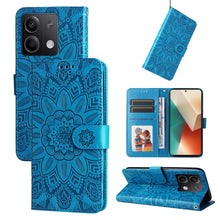 Load image into Gallery viewer, Embossed Sunflower Leather Phone Case, For Xiaomi Redmi A3, For Xiaomi Redmi Note13 Pro 4G Global/Poco M6 Pro 4G, For Xiaomi Redmi Note13 4G, For Xiaomi Redmi K70E, For Xiaomi 14 Ultra, For Xiaomi 14 Pro, For Xiaomi 14, For Xiaomi Redmi Note13 5G Globa...