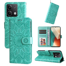 Load image into Gallery viewer, Embossed Sunflower Leather Phone Case, For Xiaomi Redmi A3, For Xiaomi Redmi Note13 Pro 4G Global/Poco M6 Pro 4G, For Xiaomi Redmi Note13 4G, For Xiaomi Redmi K70E, For Xiaomi 14 Ultra, For Xiaomi 14 Pro, For Xiaomi 14, For Xiaomi Redmi Note13 5G Globa...