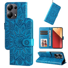 Load image into Gallery viewer, Embossed Sunflower Leather Phone Case, For Xiaomi Redmi A3, For Xiaomi Redmi Note13 Pro 4G Global/Poco M6 Pro 4G, For Xiaomi Redmi Note13 4G, For Xiaomi Redmi K70E, For Xiaomi 14 Ultra, For Xiaomi 14 Pro, For Xiaomi 14, For Xiaomi Redmi Note13 5G Globa...