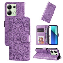 Load image into Gallery viewer, Embossed Sunflower Leather Phone Case, For Xiaomi Redmi A3, For Xiaomi Redmi Note13 Pro 4G Global/Poco M6 Pro 4G, For Xiaomi Redmi Note13 4G, For Xiaomi Redmi K70E, For Xiaomi 14 Ultra, For Xiaomi 14 Pro, For Xiaomi 14, For Xiaomi Redmi Note13 5G Globa...