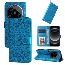 Load image into Gallery viewer, Embossed Sunflower Leather Phone Case, For Xiaomi Redmi A3, For Xiaomi Redmi Note13 Pro 4G Global/Poco M6 Pro 4G, For Xiaomi Redmi Note13 4G, For Xiaomi Redmi K70E, For Xiaomi 14 Ultra, For Xiaomi 14 Pro, For Xiaomi 14, For Xiaomi Redmi Note13 5G Globa...