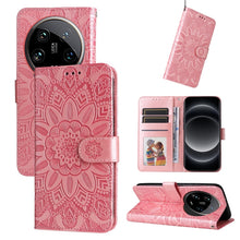 Load image into Gallery viewer, Embossed Sunflower Leather Phone Case, For Xiaomi Redmi A3, For Xiaomi Redmi Note13 Pro 4G Global/Poco M6 Pro 4G, For Xiaomi Redmi Note13 4G, For Xiaomi Redmi K70E, For Xiaomi 14 Ultra, For Xiaomi 14 Pro, For Xiaomi 14, For Xiaomi Redmi Note13 5G Globa...