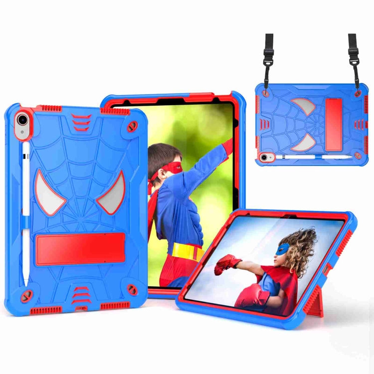 Spider Texture Silicone Hybrid PC Tablet Case with Shoulder Strap