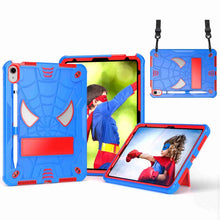 Load image into Gallery viewer, Spider Texture Silicone Hybrid PC Tablet Case with Shoulder Strap