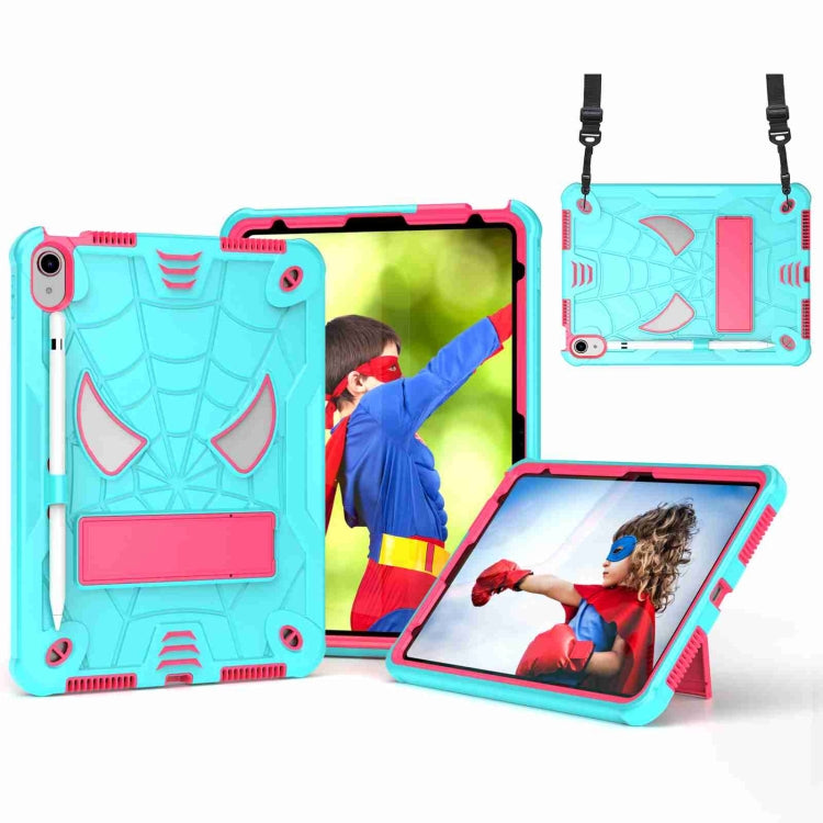 Spider Texture Silicone Hybrid PC Tablet Case with Shoulder Strap
