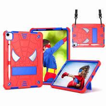 Load image into Gallery viewer, Spider Texture Silicone Hybrid PC Tablet Case with Shoulder Strap