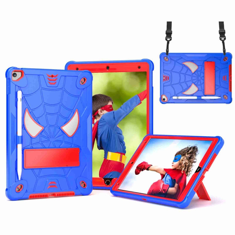 Spider Texture Silicone Hybrid PC Tablet Case with Shoulder Strap