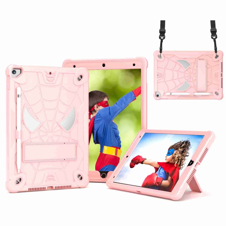 Spider Texture Silicone Hybrid PC Tablet Case with Shoulder Strap