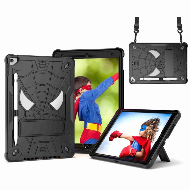 Spider Texture Silicone Hybrid PC Tablet Case with Shoulder Strap