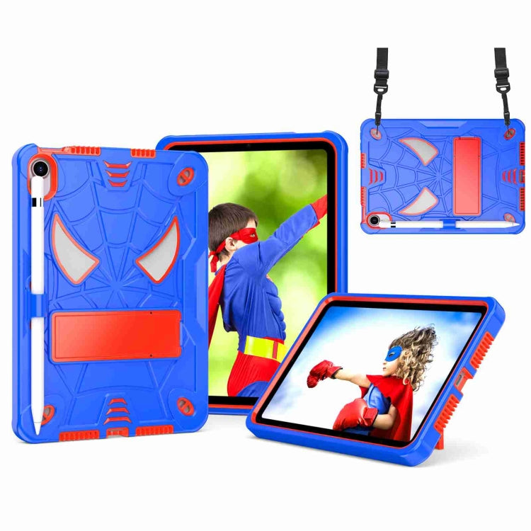 Spider Texture Silicone Hybrid PC Tablet Case with Shoulder Strap