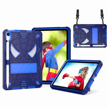Load image into Gallery viewer, Spider Texture Silicone Hybrid PC Tablet Case with Shoulder Strap