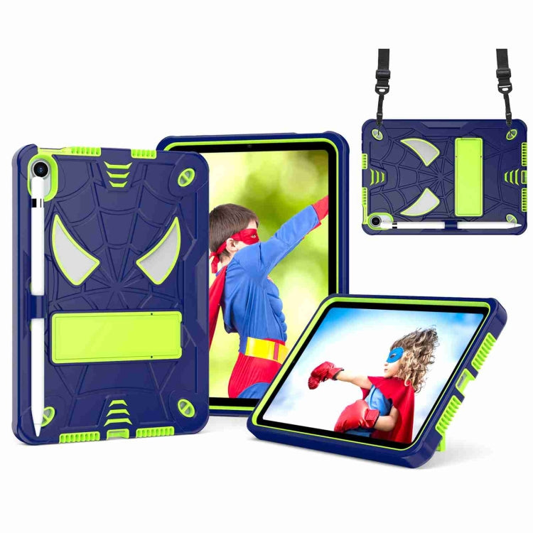 Spider Texture Silicone Hybrid PC Tablet Case with Shoulder Strap