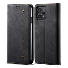 Load image into Gallery viewer, Denim Texture Casual Style Flip Leather Phone Case, For Xiaomi Redmi Note 12 Turbo / Poco F5
