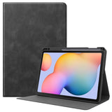 For Samsung Galaxy Tab S6 Lite P610 / P615 Cowhide Texture TPU Tablet Horizontal Flip Leather Case with Holder & Sleep / Wake-Up Function & Pen Slot