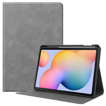Load image into Gallery viewer, For Samsung Galaxy Tab S6 Lite P610 / P615 Cowhide Texture TPU Tablet Horizontal Flip Leather Case with Holder &amp; Sleep / Wake-Up Function &amp; Pen Slot