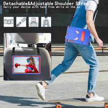 Load image into Gallery viewer, Spider Texture Silicone Hybrid PC Tablet Case with Shoulder Strap