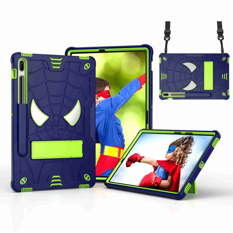 Spider Texture Silicone Hybrid PC Tablet Case with Shoulder Strap