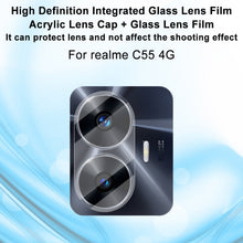 Load image into Gallery viewer, imak Integrated Rear Camera Lens Tempered Glass Film, For Realme C55 4G